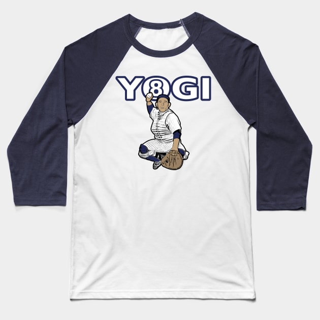 Yankees Yogi 8 Baseball T-Shirt by Gamers Gear